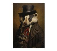 Adults 38x26cm/1000pcs Jigsaw Puzzle Sophisticated Badger Adult Jigsaw Relaxing Games Enhance Memory Unique Gifts for Birthday And Christmas 38x26cm/1000pcs