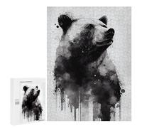 Adults 500 PCS Jigsaw Puzzle Bear White Adult Jigsaw Puzzle Family Game Precision Cutting Birthday And Unique Gifts 500 PCS