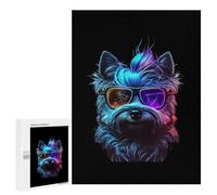 Adults 500 PCS Jigsaw Puzzle Cairn Terrier Jigsaw Puzzle Brain Teaser Game But Fun And Humorous for Is Ideal As A Gift 500 PCS