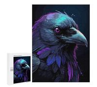 Adults 500 PCS Jigsaw Puzzle Crow Animal Wild Jigsaw for Adults Brain Teaser Game Wall Decoration for Is Ideal As A Gift 500 PCS