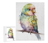 Adults 500 PCS Jigsaw Puzzle Exotic Baby Parakeet Bird Jigsaws for Adults Family Game Hand Speed Race Unique Gifts for Birthday And Christmas 500 PCS