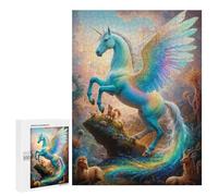 Adults 500 PCS Jigsaw Puzzle Fantastical Pegasus Safari Jigsaw for Adults Brain Teaser Game Wall Decoration for Is Ideal As A Gift 500 PCS
