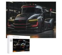 Adults 500 PCS Jigsaw Puzzle Future Racing Truck Unveiled Adult Jigsaw Puzzle Brain Teaser Game Enhance Memory Birthday And Unique Gifts 500 PCS