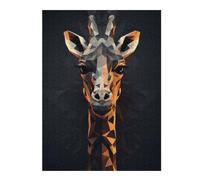 Adults 500 PCS Jigsaw Puzzle Geometric Style Giraffe Jigsaw for Adults Relaxing Games Pattern Assembly Unique Gifts for Birthday And Christmas 500 PCS