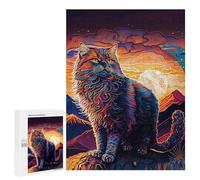 Adults 500 PCS Jigsaw Puzzle Giant Persian Cat Jigsaw for Adults Brain Teaser Game Wall Decoration for Is Ideal As A Gift 500 PCS