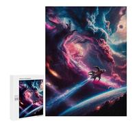 Adults 500 PCS Jigsaw Puzzle Pink Space Jigsaw Puzzle Brain Teaser Game But Fun And Humorous for Is Ideal As A Gift 500 PCS