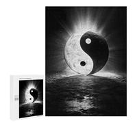 Adults 500 PCS Jigsaw Puzzle Sacred Yin And Yang Jigsaw for Adults Brain Teaser Game Wall Decoration for Is Ideal As A Gift 500 PCS
