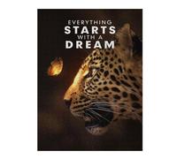 Adults 500 PCS Jigsaw Puzzle Starts With A Dream Jigsaw for Adults Relaxing Games Pattern Assembly Unique Gifts for Birthday And Christmas 500 PCS