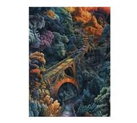 Adults 500 PCS Jigsaw Puzzle Stone Bridge Jigsaw for Adults Relaxing Games Pattern Assembly Unique Gifts for Birthday And Christmas 500 PCS