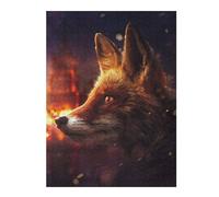 Adults 500 PCS Jigsaw Puzzle The Fox in Moscow Jigsaw for Adults Relaxing Games Pattern Assembly Unique Gifts for Birthday And Christmas 500 PCS