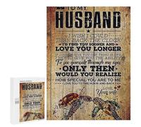 Adults 500 PCS Jigsaw Puzzle To My Husband Jigsaw for Adults Brain Teaser Game Wall Decoration for Is Ideal As A Gift 500 PCS