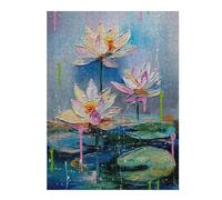Adults 500 PCS Jigsaw Puzzle Tranquil Awakening Puzzle for Adults Hands-on Game Perfect Decoration Parent-child Interaction 500 PCS