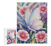 Adults 500 PCS Jigsaw Puzzle You Are Amazing Jigsaw for Adults Brain Teaser Game Precision Cutting Unique Gifts for Birthday And Christmas 500 PCS