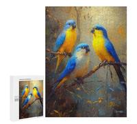 Adults 500 PCS Puzzle Amazon Blue-and-yellow Macaws in Nature Jigsaws for Adults Puzzle Improve Memory Challenging To Complete Unique Gifts for Birthday And Christmas 500 PCS