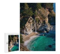 Adults 500 PCS Puzzle Amazon Rainforest Waterfall Beach -1 Jigsaws for Adults Puzzle Improve Memory Challenging To Complete Unique Gifts for Birthday And Christmas 500 PCS