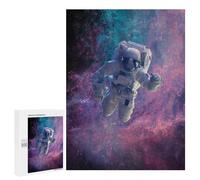 Adults 500 PCS Puzzle Astronaut Floating in Space-1 Jigsaws for Adults Puzzle Improve Memory Challenging To Complete Unique Gifts for Birthday And Christmas 500 PCS