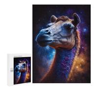 Adults 500 PCS Puzzle Cosmic Camel Portrait-3 Adult Jigsaw Puzzles Difficult Challenge Wishlist with Santa Claus Unique Birthday And Gifts 500 PCS