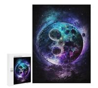 Adults 500 PCS Puzzle Cosmic Yin-Yang Artwork Adult Jigsaw Puzzles Analysis And Logic Wishlist with Santa Claus Unique Gifts for Birthday And Christmas 500 PCS