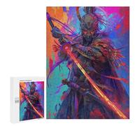 Adults 500 PCS Puzzle Fantasy Warrior Artwork Puzzles for Teenagers Precision Cutting for Birthday, Chrismas Toy Intellectual Game 500 PCS