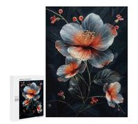 Adults 500 PCS Puzzle Midnight Bloom Adult Jigsaw Puzzles Analysis And Logic Wishlist with Santa Claus Unique Gifts for Birthday And Christmas 500 PCS