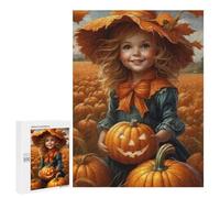 Adults 500 PCS Puzzle Pumpkin Patch Halloween Costume Adult Jigsaw Puzzles Analysis And Logic Wishlist with Santa Claus Unique Gifts for Birthday And Christmas 500 PCS