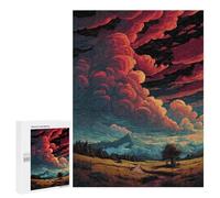 Adults 500 PCS Puzzle Whispering Fields A Serene Landscape Adult Jigsaw Puzzles Difficult Challenge Wishlist with Santa Claus Unique Birthday And Gifts 500 PCS