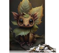 Adults 500 Piece Cute Baby Dragons Jigsaw Puzzle for Adults Woodenboard Puzzles Fun Puzzles Games Birthday Present 500pcs (52x38cm)