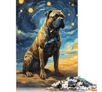Adults 500 Piece Jigsaw Puzzle Cane Corso Italian Masstif Puzzles for Adults & Teenager Brain Teaser Puzzle 500pcs (52x38cm)