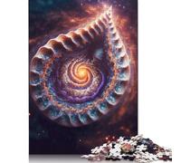 Adults 500 Piece Jigsaw Puzzle Cosmic Shell Wooden Puzzles for Teenagers Gifts for Adults Teenagers Age 12+ 500pcs (52x38cm)