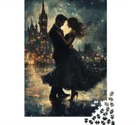 Adults 500 Piece Jigsaw Puzzle Cute Beaver Starry Night Puzzle Jigsaws for Adults Jigsaw Puzzles for Adult 500pcs (52x38cm)