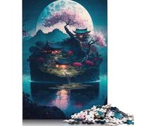 Adults 500 Piece Jigsaw Puzzle Ethereal Twilight Peaks Puzzle Jigsaws for Adults Jigsaw Puzzles for Adult 500pcs (52x38cm)