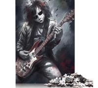 Adults 500 Piece Jigsaw Puzzle Heavy Metal Love Wooden Puzzles for Adults Educational Game for Adult Teenagers 500pcs (52x38cm)