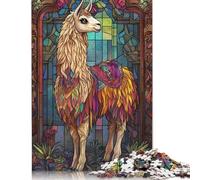 Adults 500 Piece Jigsaw Puzzle Llama Puzzle Jigsaws for Adults Jigsaw Puzzles for Adult 500pcs (52x38cm)