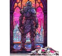 Adults 500 Piece Jigsaw Puzzle Soldier with Sword 5 Puzzle Jigsaws for Adults Teenagers Teenager Man Woman Gift 500pcs (52x38cm)