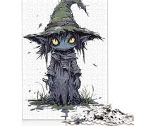 Adults 500 Piece Jigsaw Puzzle Whimsical Goblin Wizard Character Illustration Wooden Puzzles Brain Teaser Puzzles For Adults 500pcs (52x38cm)