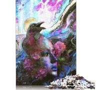 Adults 500 Piece Raven Memories Jigsaw Puzzles Woodenboard Puzzles Jigsaw Puzzles for Gifts 500pcs (52x38cm)