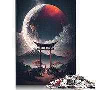 Adults 500 Pieces Jigsaw Planets In Fuji Mount Wooden Puzzle for Adults And Teenager Educational Puzzle 500pcs (52x38cm)