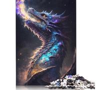 Adults 500 Pieces Puzzle Elder Dragons Cosmic Reign Puzzle Adult Jigsaw Puzzle Family Entertainment Toys 500pcs (52x38cm)