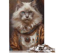 Adults 500 Pieces Puzzle Gifts Birman Cat Puzzles for Adults Teenagers Age 12+ 500pcs (52x38cm)
