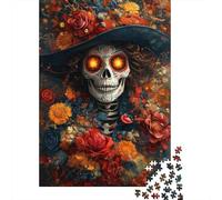 Adults 500 Pieces Puzzle Gifts Day of The Dead Puzzles for Teenagers Gifts Relax Puzzles Games 500pcs (52x38cm)