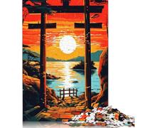 Adults 500 Pieces Puzzle Gifts Koi Fish Watercolor Balance Puzzles for Adults Teenagers Age 12+ 500pcs (52x38cm)