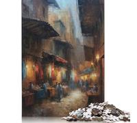 Adults 500 Pieces Puzzle Gifts Marrakech Morocco Art Puzzles for Teenagers Gifts Funny Jigsaw Puzzles 500pcs (52x38cm)