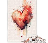 Adults 500 Pieces Puzzle Gifts Valentines Day Puzzles for Adults Teenagers Age 12+ 500pcs (52x38cm)