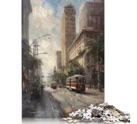 Adults 500 Pieces Puzzle Los Angeles Beauty USA Puzzle Adult Jigsaw Puzzle Family Entertainment Toys 500pcs (52x38cm)