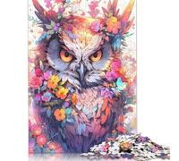 Adults 500 Pieces Puzzle Owl Sage Puzzles for Teenagers Gifts Jigsaw Puzzles for Adults 500pcs (52x38cm)