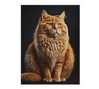 Adults 52x38cm/1000pcs Jigsaw Puzzle Cat Posing for Camera Adult Jigsaw Relaxing Games Enhance Memory Unique Gifts for Birthday And Christmas 52x38cm/1000pcs