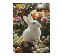 Adults 52x38cm/1000pcs Jigsaw Puzzle Easter Bunny with Eggs-9 Jigsaw for Adults Relax Games Presents for Women Difficult And Challenge 52x38cm/1000pcs
