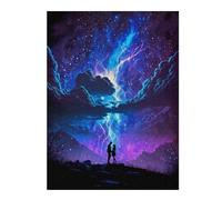 Adults 52x38cm/1000pcs Jigsaw Puzzle Fantasy Thunder Landscape Puzzles for Adults Family Games Perfect Decoration for Is Ideal As A Gift 52x38cm/1000pcs
