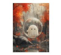 Adults 52x38cm/1000pcs Jigsaw Puzzle Ghost in A Bubble Puzzles for Adults Family Games Perfect Decoration for Is Ideal As A Gift 52x38cm/1000pcs