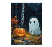 Adults 52x38cm/1000pcs Jigsaw Puzzle Ghostly Halloween Forest Puzzles for Adults Family Games Perfect Decoration for Is Ideal As A Gift 52x38cm/1000pcs